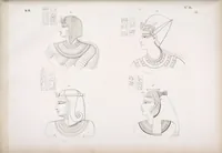 Picture 13 of 403 from I monumenti dell'Egitto e della Nubia disegnati dalla spedizione scientifico-letteraria toscana in Egitto; distribuiti in ordine di materie interpretati ed illustrati dal dottore Ippolito Rosellini (1832), leaf 14