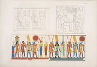 An illustration from I monumenti dell'Egitto e della Nubia disegnati dalla spedizione scientifico-letteraria toscana in Egitto; distribuiti in ordine di materie interpretati ed illustrati dal dottore Ippolito Rosellini (1832)