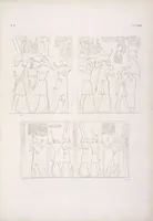 An illustration from I monumenti dell'Egitto e della Nubia disegnati dalla spedizione scientifico-letteraria toscana in Egitto; distribuiti in ordine di materie interpretati ed illustrati dal dottore Ippolito Rosellini (1832)