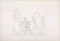 An illustration from I monumenti dell'Egitto e della Nubia disegnati dalla spedizione scientifico-letteraria toscana in Egitto; distribuiti in ordine di materie interpretati ed illustrati dal dottore Ippolito Rosellini (1832)
