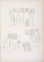 Picture 170 of 403 from I monumenti dell'Egitto e della Nubia disegnati dalla spedizione scientifico-letteraria toscana in Egitto; distribuiti in ordine di materie interpretati ed illustrati dal dottore Ippolito Rosellini (1832), leaf 174