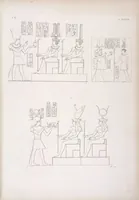 An illustration from I monumenti dell'Egitto e della Nubia disegnati dalla spedizione scientifico-letteraria toscana in Egitto; distribuiti in ordine di materie interpretati ed illustrati dal dottore Ippolito Rosellini (1832)