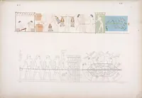 Picture 181 of 403 from I monumenti dell'Egitto e della Nubia disegnati dalla spedizione scientifico-letteraria toscana in Egitto; distribuiti in ordine di materie interpretati ed illustrati dal dottore Ippolito Rosellini (1832), leaf 185