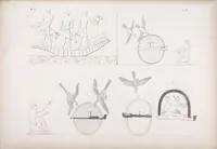 An illustration from I monumenti dell'Egitto e della Nubia disegnati dalla spedizione scientifico-letteraria toscana in Egitto; distribuiti in ordine di materie interpretati ed illustrati dal dottore Ippolito Rosellini (1832)