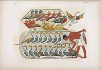 Picture 184 of 403 from I monumenti dell'Egitto e della Nubia disegnati dalla spedizione scientifico-letteraria toscana in Egitto; distribuiti in ordine di materie interpretati ed illustrati dal dottore Ippolito Rosellini (1832), leaf 188