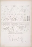 An illustration from I monumenti dell'Egitto e della Nubia disegnati dalla spedizione scientifico-letteraria toscana in Egitto; distribuiti in ordine di materie interpretati ed illustrati dal dottore Ippolito Rosellini (1832)