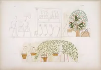 Picture 216 of 403 from I monumenti dell'Egitto e della Nubia disegnati dalla spedizione scientifico-letteraria toscana in Egitto; distribuiti in ordine di materie interpretati ed illustrati dal dottore Ippolito Rosellini (1832), leaf 220