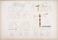 Picture 220 of 403 from I monumenti dell'Egitto e della Nubia disegnati dalla spedizione scientifico-letteraria toscana in Egitto; distribuiti in ordine di materie interpretati ed illustrati dal dottore Ippolito Rosellini (1832), leaf 224