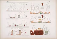 Picture 227 of 403 from I monumenti dell'Egitto e della Nubia disegnati dalla spedizione scientifico-letteraria toscana in Egitto; distribuiti in ordine di materie interpretati ed illustrati dal dottore Ippolito Rosellini (1832), leaf 231