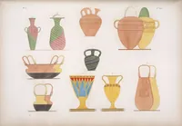 An illustration from I monumenti dell'Egitto e della Nubia disegnati dalla spedizione scientifico-letteraria toscana in Egitto; distribuiti in ordine di materie interpretati ed illustrati dal dottore Ippolito Rosellini (1832)