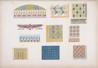 Picture 247 of 403 from I monumenti dell'Egitto e della Nubia disegnati dalla spedizione scientifico-letteraria toscana in Egitto; distribuiti in ordine di materie interpretati ed illustrati dal dottore Ippolito Rosellini (1832), leaf 251