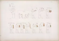Picture 253 of 403 from I monumenti dell'Egitto e della Nubia disegnati dalla spedizione scientifico-letteraria toscana in Egitto; distribuiti in ordine di materie interpretati ed illustrati dal dottore Ippolito Rosellini (1832), leaf 257