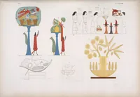 An illustration from I monumenti dell'Egitto e della Nubia disegnati dalla spedizione scientifico-letteraria toscana in Egitto; distribuiti in ordine di materie interpretati ed illustrati dal dottore Ippolito Rosellini (1832)