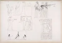 An illustration from I monumenti dell'Egitto e della Nubia disegnati dalla spedizione scientifico-letteraria toscana in Egitto; distribuiti in ordine di materie interpretati ed illustrati dal dottore Ippolito Rosellini (1832)