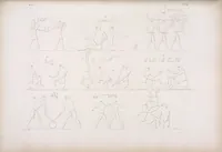 An illustration from I monumenti dell'Egitto e della Nubia disegnati dalla spedizione scientifico-letteraria toscana in Egitto; distribuiti in ordine di materie interpretati ed illustrati dal dottore Ippolito Rosellini (1832)