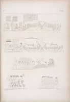 An illustration from I monumenti dell'Egitto e della Nubia disegnati dalla spedizione scientifico-letteraria toscana in Egitto; distribuiti in ordine di materie interpretati ed illustrati dal dottore Ippolito Rosellini (1832)
