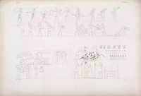 Picture 296 of 403 from I monumenti dell'Egitto e della Nubia disegnati dalla spedizione scientifico-letteraria toscana in Egitto; distribuiti in ordine di materie interpretati ed illustrati dal dottore Ippolito Rosellini (1832), leaf 300