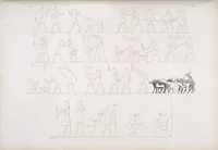 An illustration from I monumenti dell'Egitto e della Nubia disegnati dalla spedizione scientifico-letteraria toscana in Egitto; distribuiti in ordine di materie interpretati ed illustrati dal dottore Ippolito Rosellini (1832)