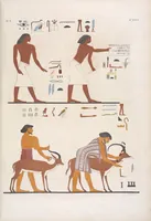An illustration from I monumenti dell'Egitto e della Nubia disegnati dalla spedizione scientifico-letteraria toscana in Egitto; distribuiti in ordine di materie interpretati ed illustrati dal dottore Ippolito Rosellini (1832)