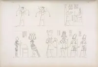 Picture 330 of 403 from I monumenti dell'Egitto e della Nubia disegnati dalla spedizione scientifico-letteraria toscana in Egitto; distribuiti in ordine di materie interpretati ed illustrati dal dottore Ippolito Rosellini (1832), leaf 334