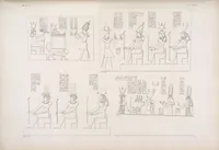 Picture 334 of 403 from I monumenti dell'Egitto e della Nubia disegnati dalla spedizione scientifico-letteraria toscana in Egitto; distribuiti in ordine di materie interpretati ed illustrati dal dottore Ippolito Rosellini (1832), leaf 338