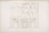 An illustration from I monumenti dell'Egitto e della Nubia disegnati dalla spedizione scientifico-letteraria toscana in Egitto; distribuiti in ordine di materie interpretati ed illustrati dal dottore Ippolito Rosellini (1832)