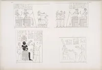 An illustration from I monumenti dell'Egitto e della Nubia disegnati dalla spedizione scientifico-letteraria toscana in Egitto; distribuiti in ordine di materie interpretati ed illustrati dal dottore Ippolito Rosellini (1832)
