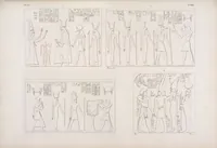 An illustration from I monumenti dell'Egitto e della Nubia disegnati dalla spedizione scientifico-letteraria toscana in Egitto; distribuiti in ordine di materie interpretati ed illustrati dal dottore Ippolito Rosellini (1832)
