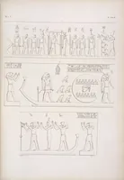 An illustration from I monumenti dell'Egitto e della Nubia disegnati dalla spedizione scientifico-letteraria toscana in Egitto; distribuiti in ordine di materie interpretati ed illustrati dal dottore Ippolito Rosellini (1832)