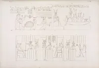 Picture 369 of 403 from I monumenti dell'Egitto e della Nubia disegnati dalla spedizione scientifico-letteraria toscana in Egitto; distribuiti in ordine di materie interpretati ed illustrati dal dottore Ippolito Rosellini (1832), leaf 373