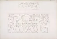 Picture 371 of 403 from I monumenti dell'Egitto e della Nubia disegnati dalla spedizione scientifico-letteraria toscana in Egitto; distribuiti in ordine di materie interpretati ed illustrati dal dottore Ippolito Rosellini (1832), leaf 375