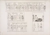 Picture 377 of 403 from I monumenti dell'Egitto e della Nubia disegnati dalla spedizione scientifico-letteraria toscana in Egitto; distribuiti in ordine di materie interpretati ed illustrati dal dottore Ippolito Rosellini (1832), leaf 381