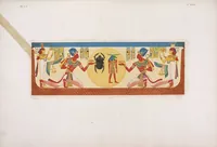 Picture 381 of 403 from I monumenti dell'Egitto e della Nubia disegnati dalla spedizione scientifico-letteraria toscana in Egitto; distribuiti in ordine di materie interpretati ed illustrati dal dottore Ippolito Rosellini (1832), leaf 385