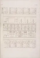 An illustration from I monumenti dell'Egitto e della Nubia disegnati dalla spedizione scientifico-letteraria toscana in Egitto; distribuiti in ordine di materie interpretati ed illustrati dal dottore Ippolito Rosellini (1832)