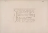An illustration from I monumenti dell'Egitto e della Nubia disegnati dalla spedizione scientifico-letteraria toscana in Egitto; distribuiti in ordine di materie interpretati ed illustrati dal dottore Ippolito Rosellini (1832)
