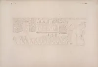 An illustration from I monumenti dell'Egitto e della Nubia disegnati dalla spedizione scientifico-letteraria toscana in Egitto; distribuiti in ordine di materie interpretati ed illustrati dal dottore Ippolito Rosellini (1832)