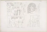 An illustration from I monumenti dell'Egitto e della Nubia disegnati dalla spedizione scientifico-letteraria toscana in Egitto; distribuiti in ordine di materie interpretati ed illustrati dal dottore Ippolito Rosellini (1832)
