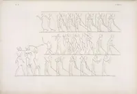 An illustration from I monumenti dell'Egitto e della Nubia disegnati dalla spedizione scientifico-letteraria toscana in Egitto; distribuiti in ordine di materie interpretati ed illustrati dal dottore Ippolito Rosellini (1832)