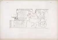 An illustration from I monumenti dell'Egitto e della Nubia disegnati dalla spedizione scientifico-letteraria toscana in Egitto; distribuiti in ordine di materie interpretati ed illustrati dal dottore Ippolito Rosellini (1832)