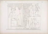 An illustration from I monumenti dell'Egitto e della Nubia disegnati dalla spedizione scientifico-letteraria toscana in Egitto; distribuiti in ordine di materie interpretati ed illustrati dal dottore Ippolito Rosellini (1832)