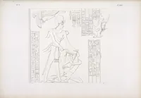 An illustration from I monumenti dell'Egitto e della Nubia disegnati dalla spedizione scientifico-letteraria toscana in Egitto; distribuiti in ordine di materie interpretati ed illustrati dal dottore Ippolito Rosellini (1832)