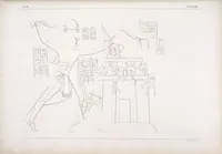 An illustration from I monumenti dell'Egitto e della Nubia disegnati dalla spedizione scientifico-letteraria toscana in Egitto; distribuiti in ordine di materie interpretati ed illustrati dal dottore Ippolito Rosellini (1832)