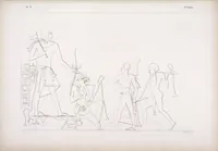 Picture 76 of 403 from I monumenti dell'Egitto e della Nubia disegnati dalla spedizione scientifico-letteraria toscana in Egitto; distribuiti in ordine di materie interpretati ed illustrati dal dottore Ippolito Rosellini (1832), leaf 78