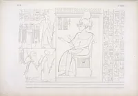 An illustration from I monumenti dell'Egitto e della Nubia disegnati dalla spedizione scientifico-letteraria toscana in Egitto; distribuiti in ordine di materie interpretati ed illustrati dal dottore Ippolito Rosellini (1832)