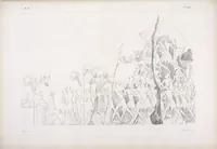 An illustration from I monumenti dell'Egitto e della Nubia disegnati dalla spedizione scientifico-letteraria toscana in Egitto; distribuiti in ordine di materie interpretati ed illustrati dal dottore Ippolito Rosellini (1832)