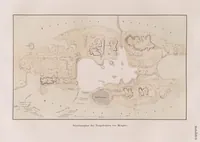 An illustration from Denkmaeler aus Aegypten und Aethiopien nach den Zeichnungen der von seiner Majestat dem Koenige von Preussen Friedrich Wilhelm IV nach diesen Landern gesendeten und in den Jahren 1842-1845 ausgefuhrten wissenschaftlichen Expedition (1849)