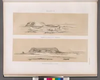 An illustration from Denkmaeler aus Aegypten und Aethiopien nach den Zeichnungen der von seiner Majestat dem Koenige von Preussen Friedrich Wilhelm IV nach diesen Landern gesendeten und in den Jahren 1842-1845 ausgefuhrten wissenschaftlichen Expedition (1849)