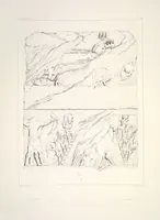 An illustration from Monument de Ninive, découvert et décrit par M.P.E. Botta; mesuré et dessiné par M.E. Flandin. Ouvrage publié par ordre du gouvernement sous les auspices de M. le ministre de l'intérieur et sous la direction d'une commission de l'Institut (1849)