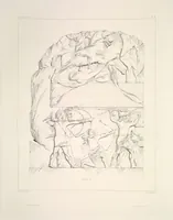 Picture 102 of 355 from Monument de Ninive, découvert et décrit par M.P.E. Botta; mesuré et dessiné par M.E. Flandin. Ouvrage publié par ordre du gouvernement sous les auspices de M. le ministre de l'intérieur et sous la direction d'une commission de l'Institut (1849), leaf 103