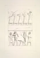 Picture 140 of 355 from Monument de Ninive, découvert et décrit par M.P.E. Botta; mesuré et dessiné par M.E. Flandin. Ouvrage publié par ordre du gouvernement sous les auspices de M. le ministre de l'intérieur et sous la direction d'une commission de l'Institut (1849), leaf 141